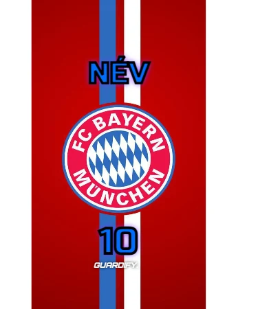 Bayern München egyedi sípcsontvédő minta (Normál (16 cm)) - Guardify