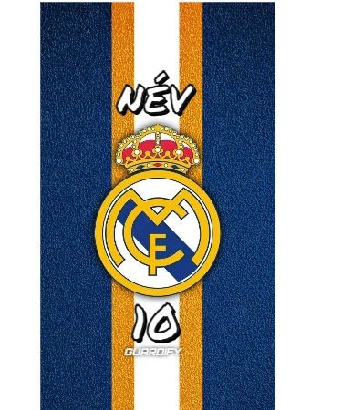 Real Madrid egyedi sípcsontvédő minta (Normál (16 cm)) - Guardify