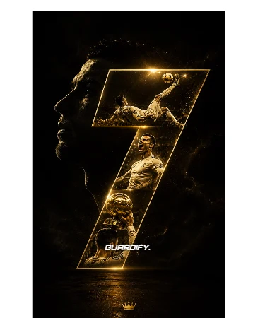 CR7 egyedi sípcsontvédő minta (Mini (10 cm)) - Guardify