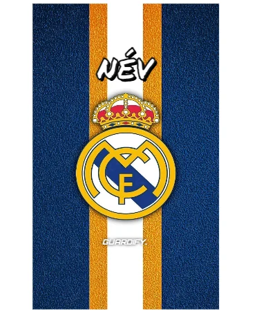 Real Madrid egyedi sípcsontvédő minta (Mini (10 cm)) - Guardify - Bal Láb