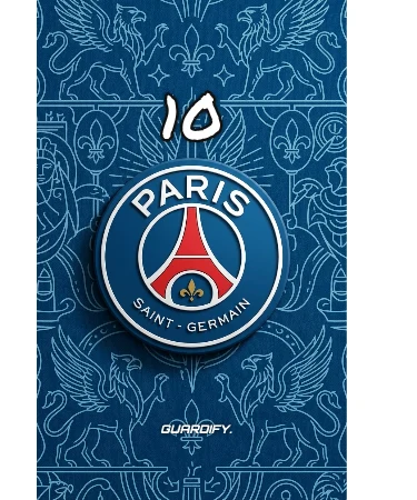 PSG egyedi sípcsontvédő minta (Normál (16 cm)) - Guardify - Jobb Láb