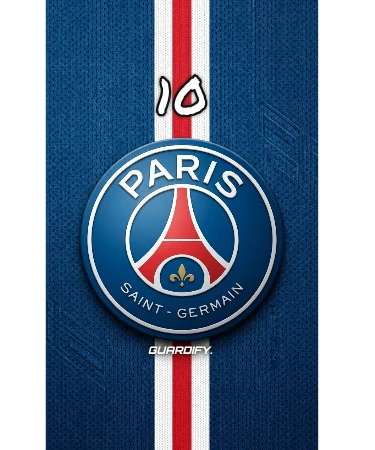 PSG egyedi sípcsontvédő minta (Mini (10 cm)) - Guardify - Jobb Láb