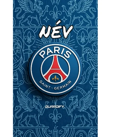 PSG egyedi sípcsontvédő minta (Mini (10 cm)) - Guardify - Bal Láb
