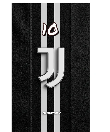Juventus egyedi sípcsontvédő minta (Normál (16 cm)) - Guardify - Jobb Láb