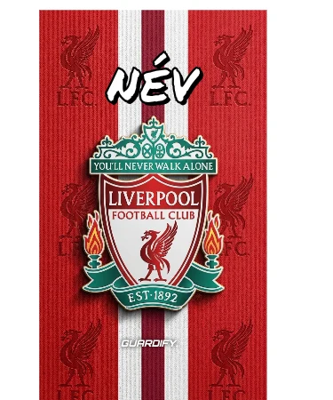 Liverpool egyedi sípcsontvédő minta (Normál (16 cm)) - Guardify - Bal Láb