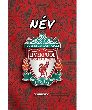 Liverpool egyedi sípcsontvédő minta (Normál (16 cm)) - Guardify - Bal Láb