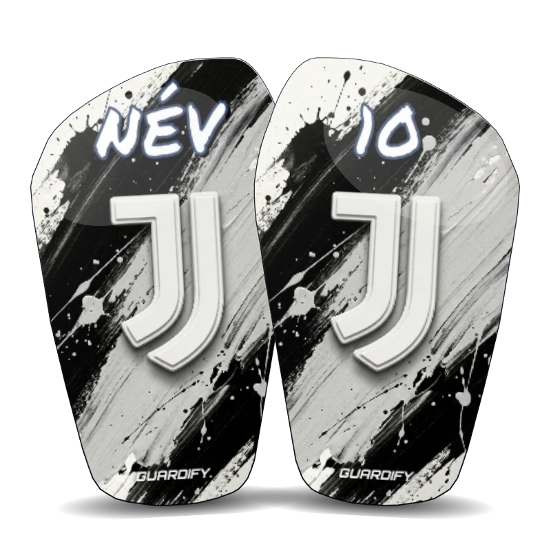 Juventus egyedi sípcsontvédő minta (16 cm normál) - Guardify