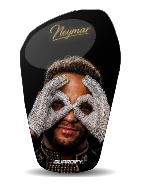 Neymar Michael Jackson egyedi sípcsontvédő minta (16 cm normál) - Guardify
