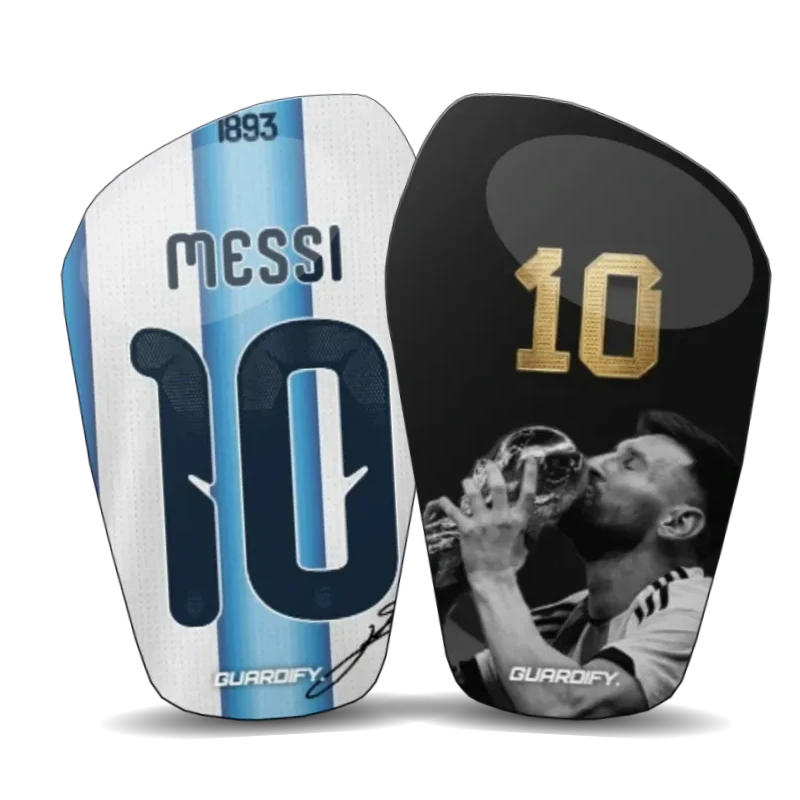 Messi_2 egyedi sípcsontvédő minta (16 cm normál) - Guardify