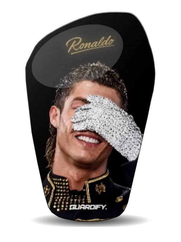 CR7 Michael Jackson egyedi sípcsontvédő minta (16 cm normál) - Guardify