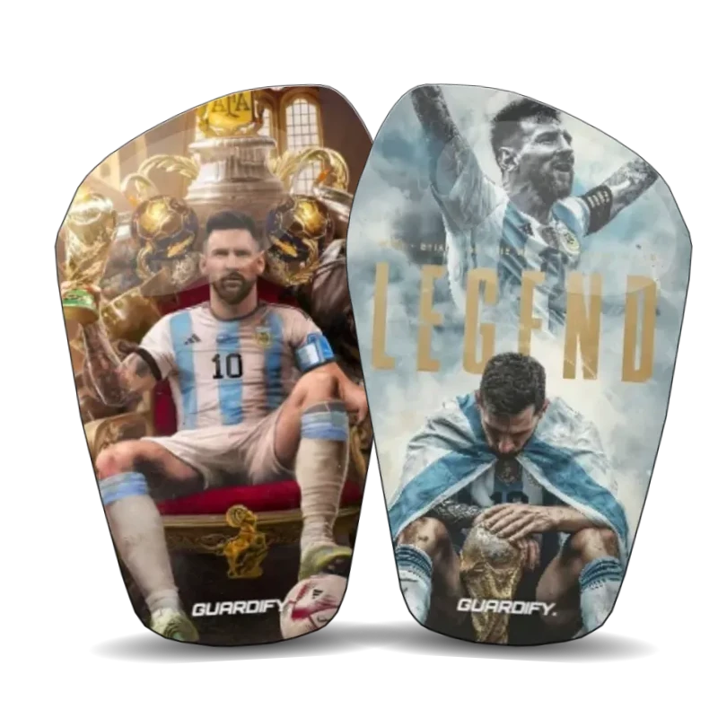 Messi_1 egyedi sípcsontvédő minta (16 cm normál) - Guardify