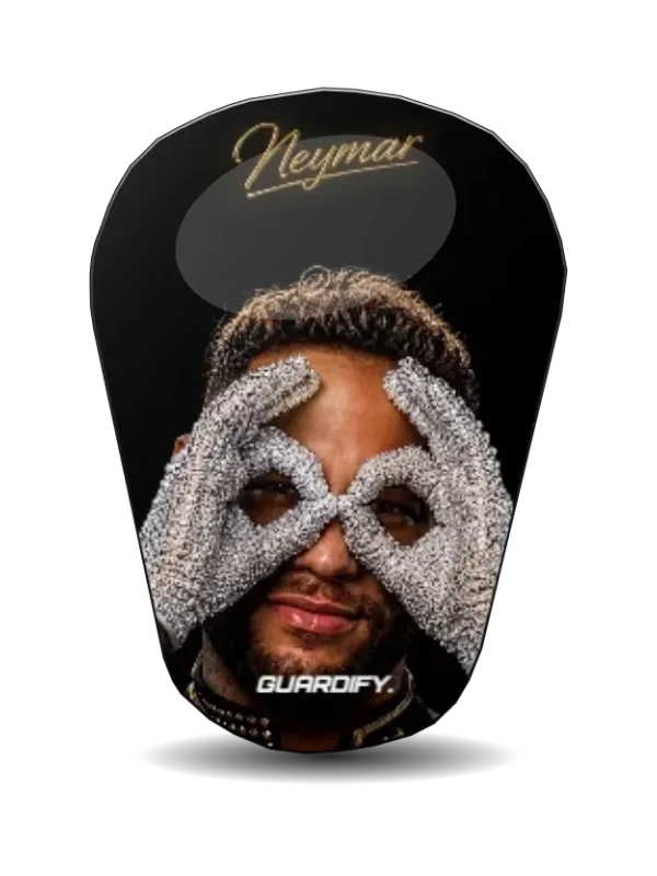 Neymar Michael Jackson egyedi sípcsontvédő minta (10 cm mini) - Guardify