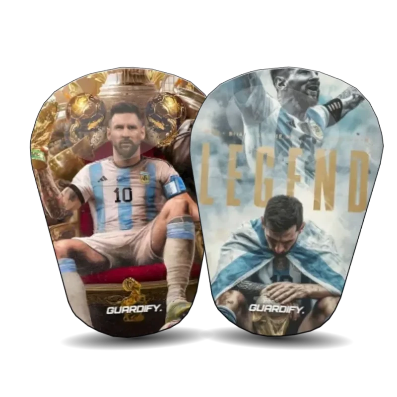 Messi egyedi sípcsontvédő minta (10 cm mini) - Guardify