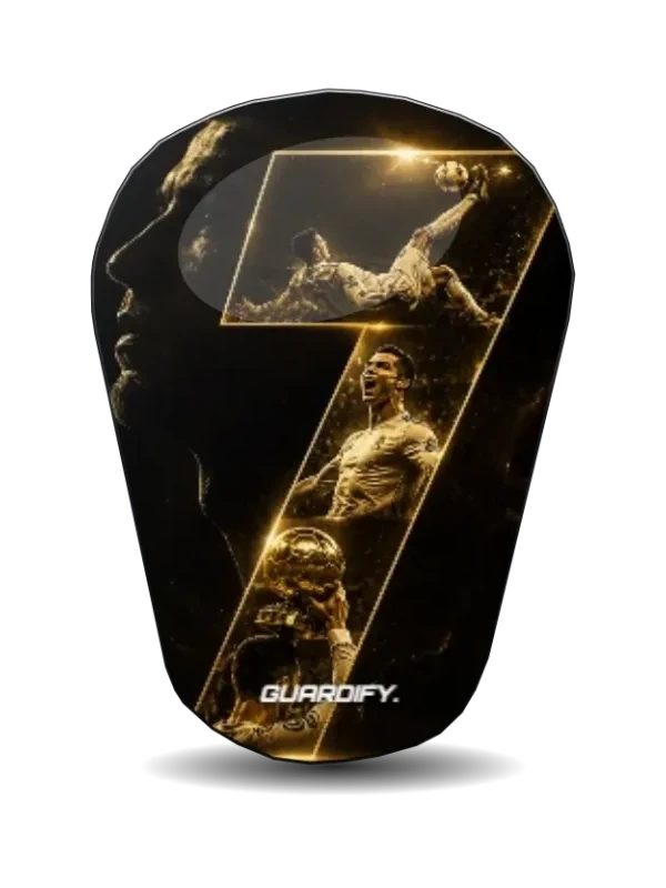 CR7 egyedi sípcsontvédő minta (10 cm mini) - Guardify